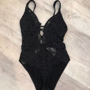 Becca Lace Color-Play One Piece Swimsuit
